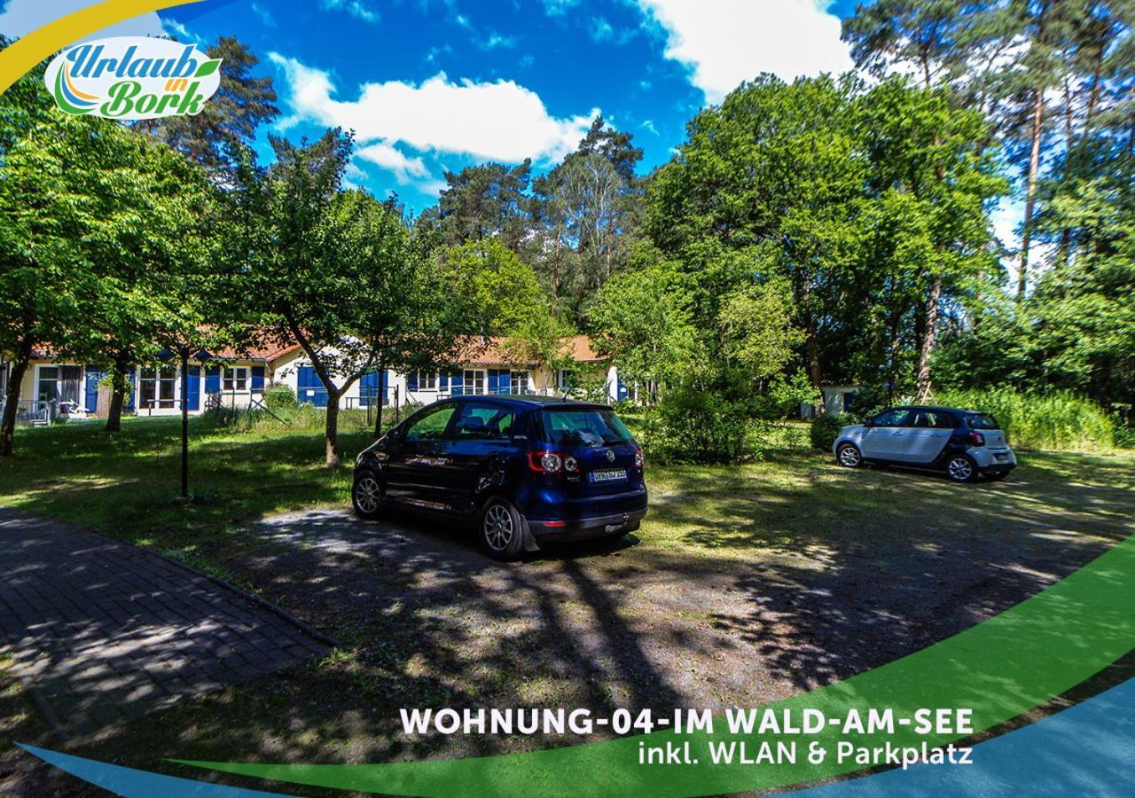 Jagd-Angler-Suite-04-Im-Wald-Am-See Kyritz Kültér fotó