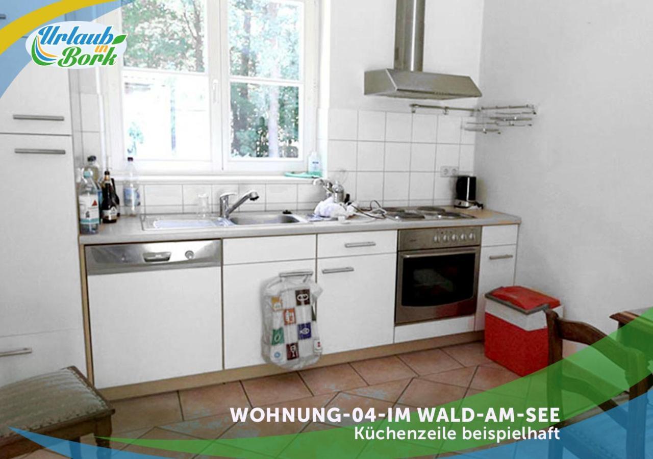 Jagd-Angler-Suite-04-Im-Wald-Am-See Kyritz Kültér fotó