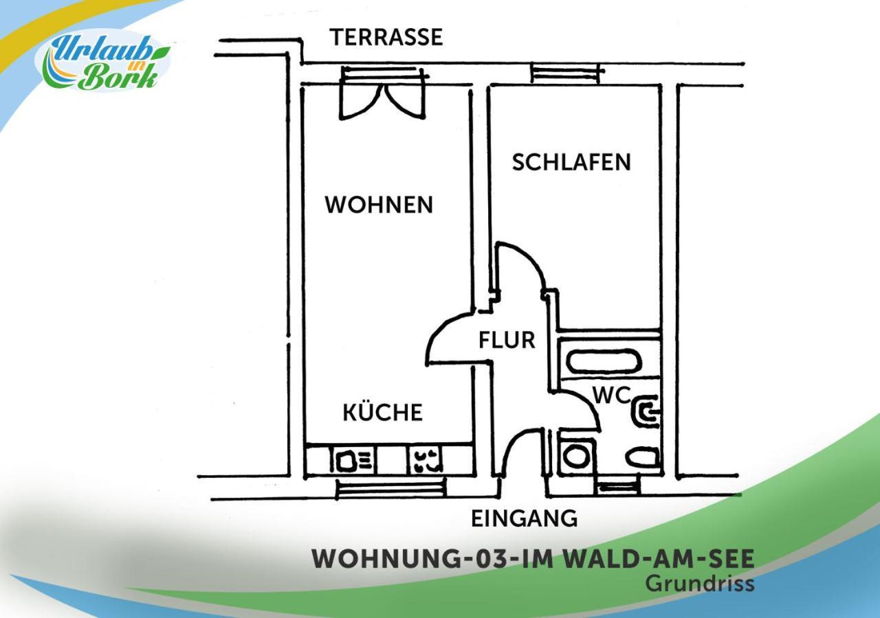 Jagd-Angler-Suite-04-Im-Wald-Am-See Kyritz Kültér fotó