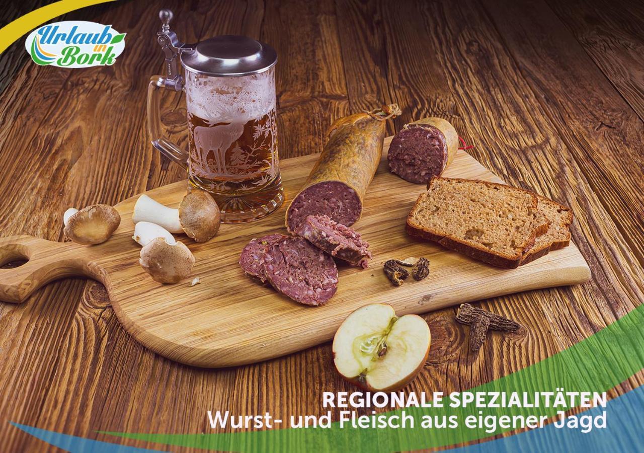 Jagd-Angler-Suite-04-Im-Wald-Am-See Kyritz Kültér fotó