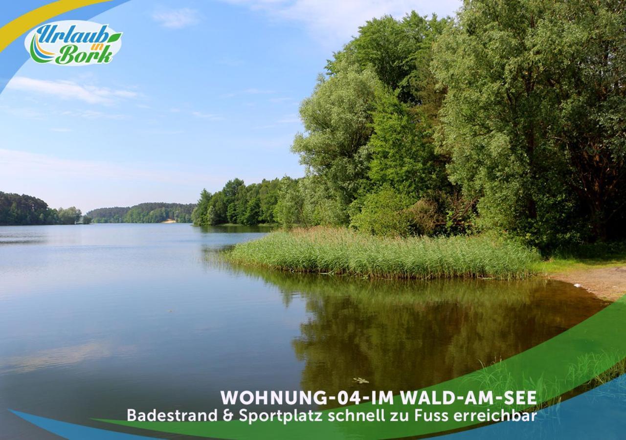 Jagd-Angler-Suite-04-Im-Wald-Am-See Kyritz Kültér fotó